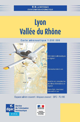 Carte Lyon Vallée du Rhône 2023 au 1/250 000